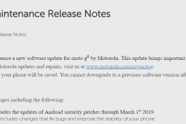 Moto G6 and G6 Play have new updates, March patches and bug fixes included