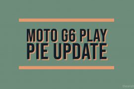 Motorola announces Moto G6 Play Android Pie update in the U.S.