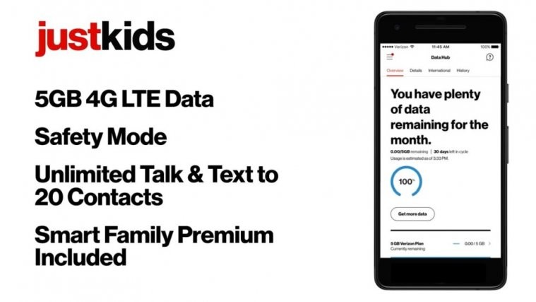 Verizon Just Kids plans