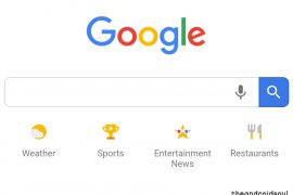 Google’s mobile homepage now features a mic button for Voice search