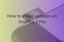How to install updates on OnePlus 7 Pro