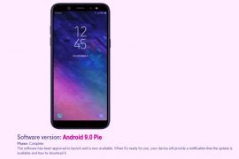 T-Mobile releases Samsung Galaxy A6 Android 9 Pie update