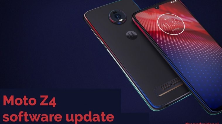 Motorola Moto Z4 software update