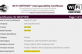 Android Pie update for Samsung Galaxy Tab A 2017 8-inch models looks set for release