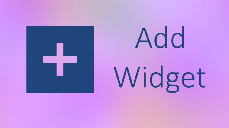 Add widget on Android