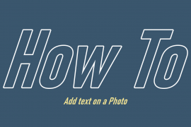 How to Write Text Creatively on a Photo on Android