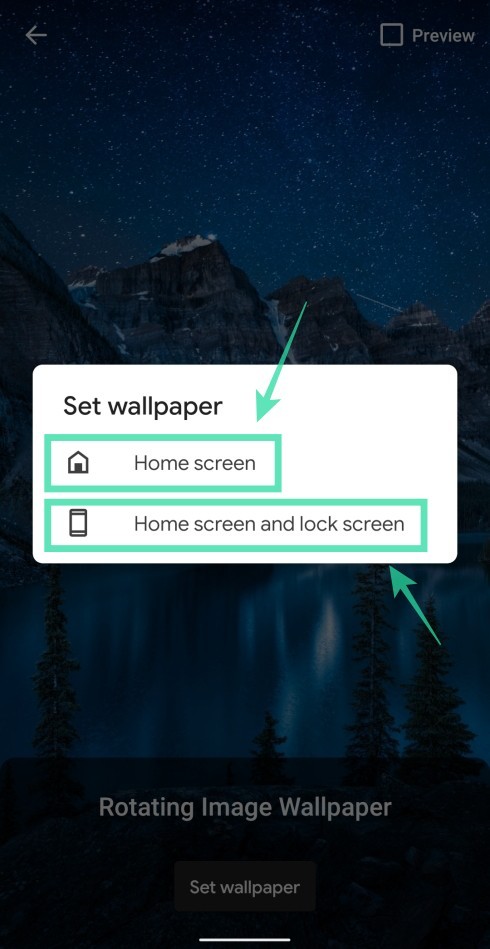 How to automatically change the wallpaper on Android at regular intervals