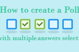 How to create a poll with multiple answers as option on Android