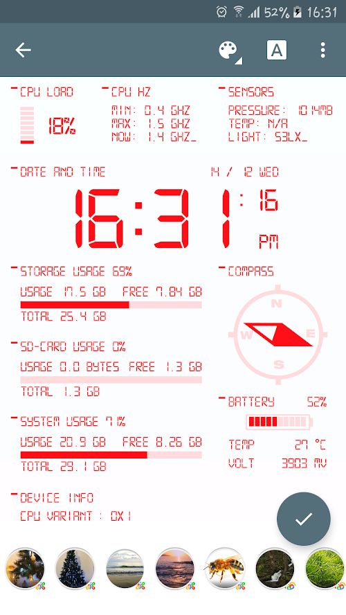 Best Android Apps To Display Hardware Info As Live Wallpaper