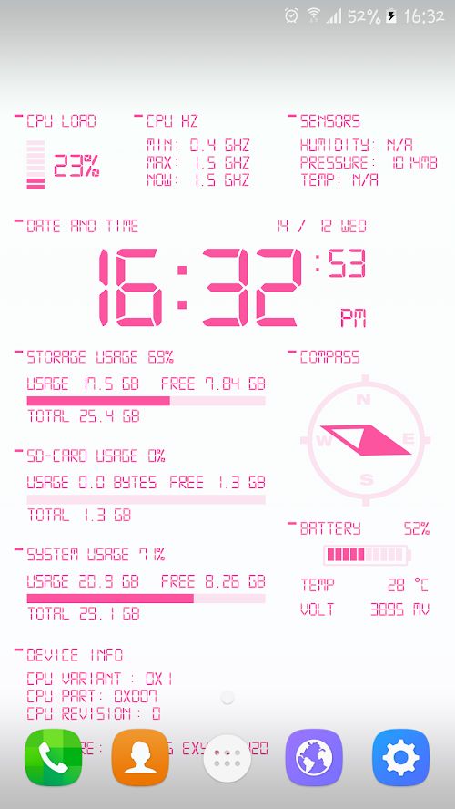 Best Android Apps To Display Hardware Info As Live Wallpaper