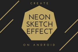 How to get neon sketch line effect on your photos