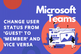 How to change user status from guest to member and vice versa in Microsoft Teams