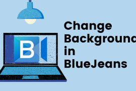How to change background in BlueJeans