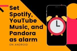 How to set Spotify, YouTube Music, and Pandora as alarm