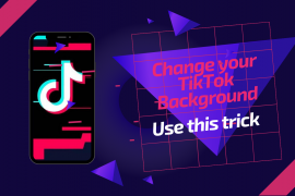 How to change the video background on TikTok