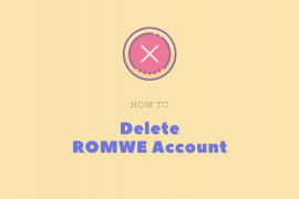 How to delete your Romwe account