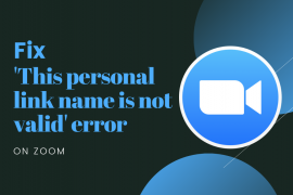 How to fix Zoom error ‘this personal link name is not valid’