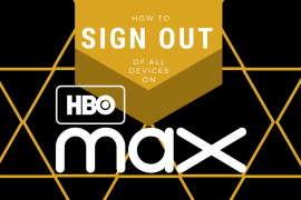 How to sign out of all devices on HBO Max?