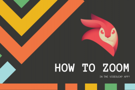 How to zoom in on Videoleap?
