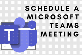 How to schedule a Microsoft Teams meeting