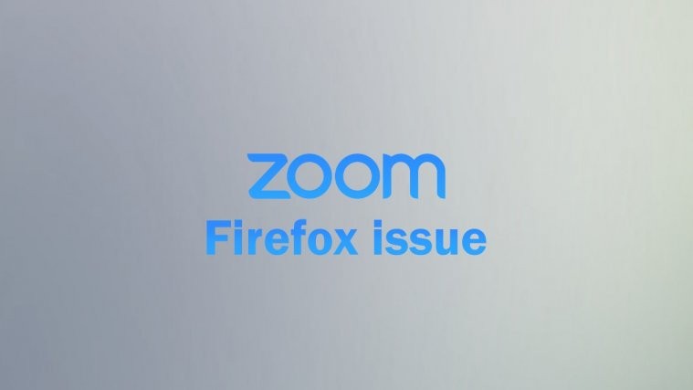 Zoom Firefox Issue
