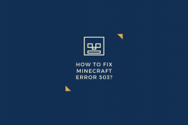 How to fix Minecraft error 503?