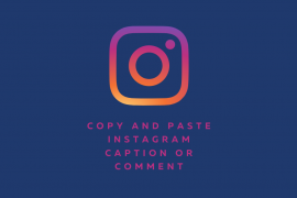 How to copy Instagram caption and comment and paste as required