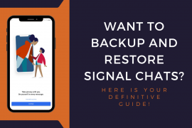 How to transfer your Signal chat history to a new iPhone?