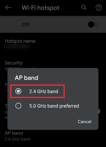 How to Change Wifi to 2.4 Ghz on Android 