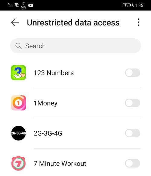 How to turn mobile data on or off on android nougat