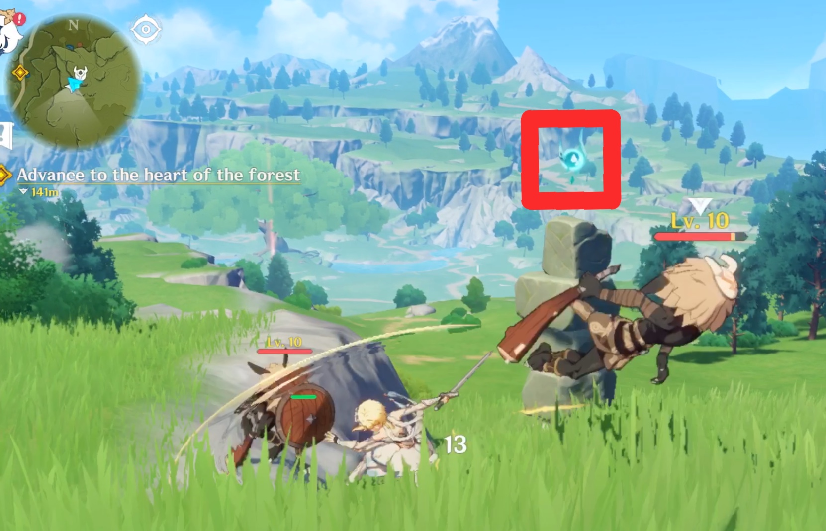 Early Amenoculus Location in Genshin Impact