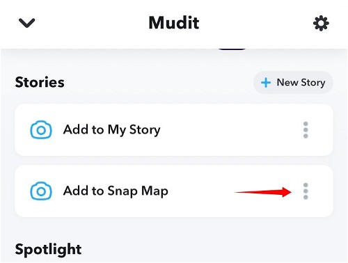 Mudit Spotlight & Snap Map
