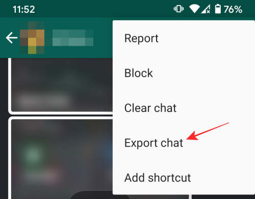 Whatsapp chat exportieren