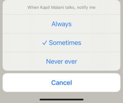 Clubhouse: How to Be Notified When Someone Talks -- Frequency