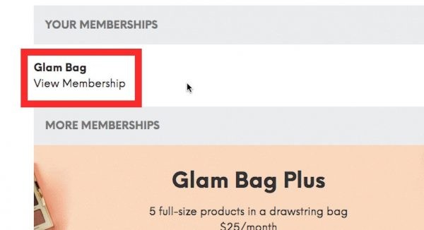How to Cancel Ipsy Membership - View Membership