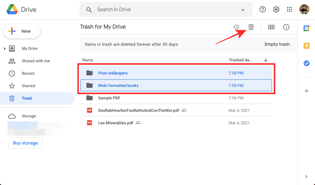 how to delete files from google drive from your mac