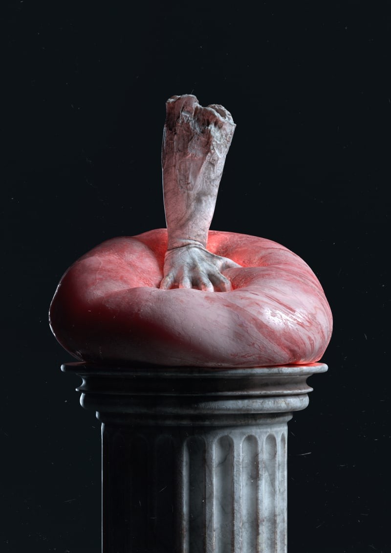 The Weirdest NFT Crypto Art - Delicanto by Simone Vezzani