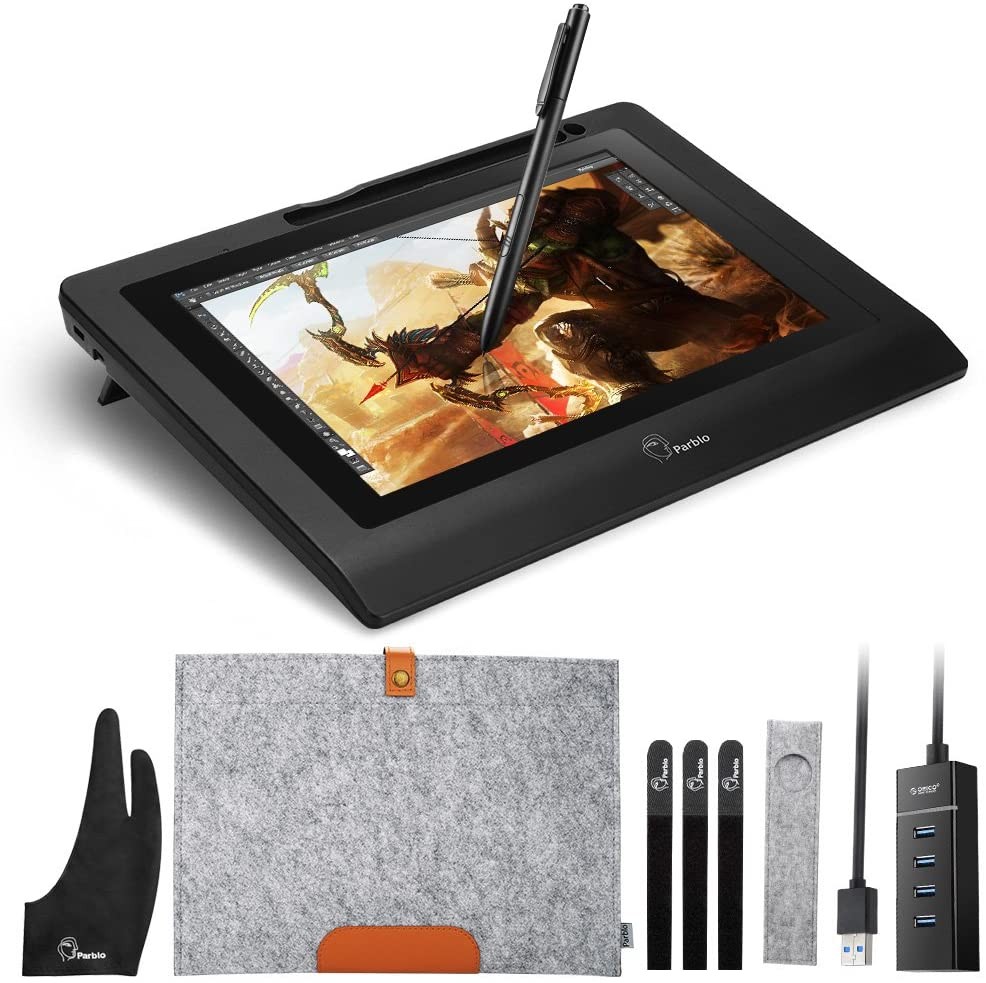 Best Drawing Tablets for Kids Ages 8-12 Parblo Coast 10