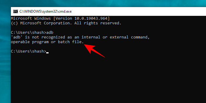 How to Fix: "Is Not Recognized as an Internal or External Command, Operable Program or Batch File" error