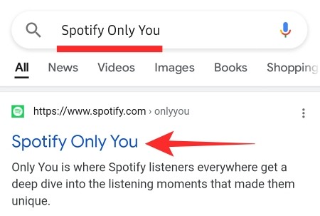 Spotify only you