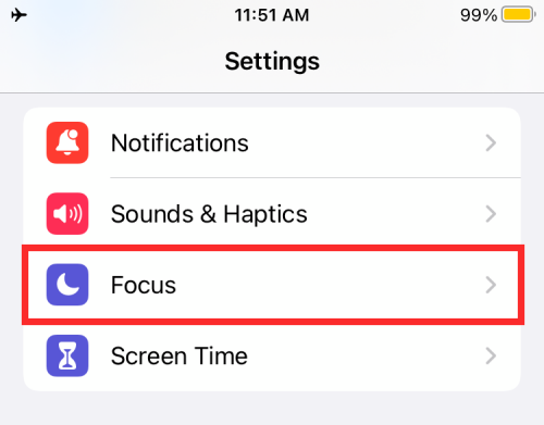 كيفية تعطيل التركيز في iOS 15 iPhone؟