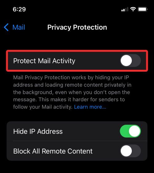 Protect Your Activity in the Mail App on iPhone