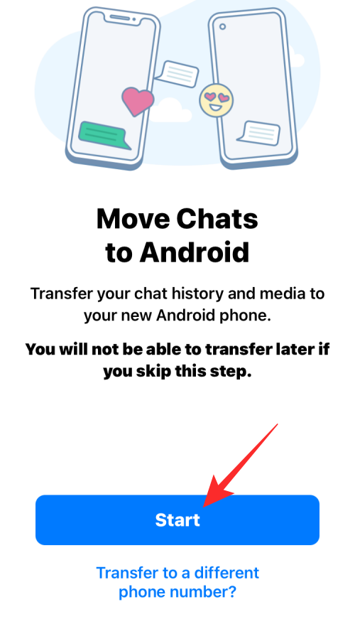 How to transfer whatsapp chats