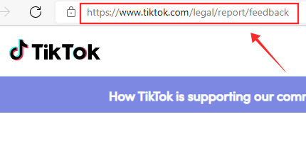 TikTok account unban using " Share Your Feedback" Form