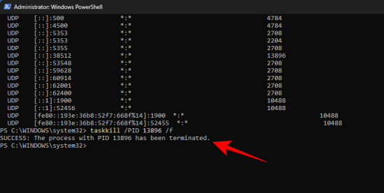 How to Kill a Process on Port on Windows 11
