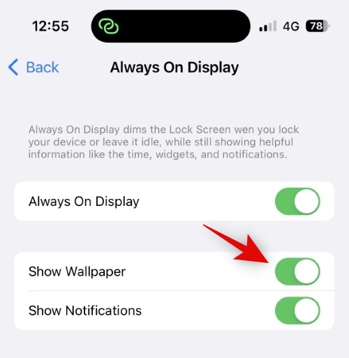 How to turn off wallpaper and notifications on Always-on Display on iPhone