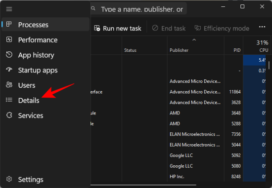 How to change priority in Task Manager on Windows 11