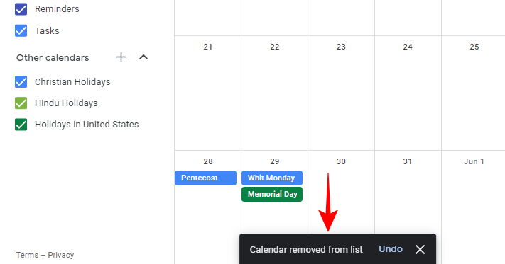 How to Delete Holidays in Google Calendar