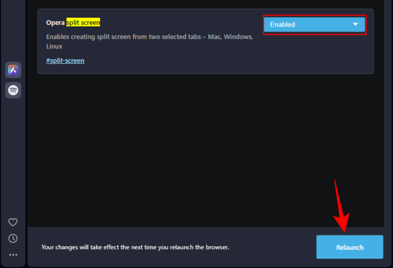How to Use Tabs in Split Screen in Opera