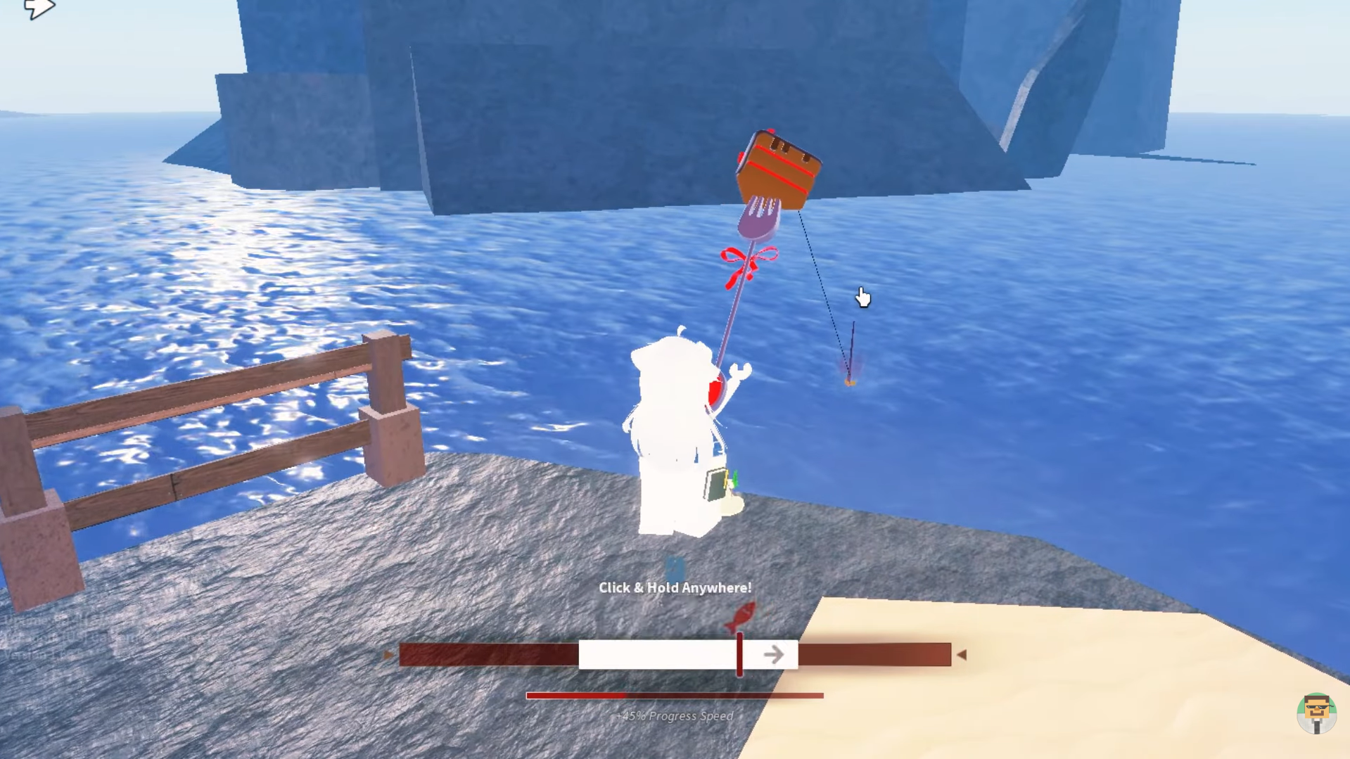 Handle the fight. Image credits: Roblox / YouTube: MineBlox